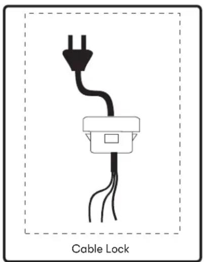 Zephyr Napoli ZNAE42DS - Cable Lock - 1