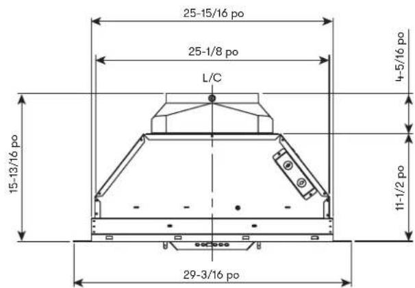 Zephyr Tornado III AK8300BSX - Spcifications de la hotte - 2