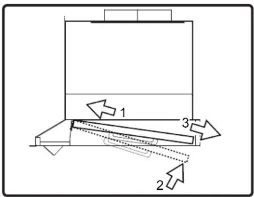 Zephyr Tornado III AK8300BSX - Installing the Pro Baffle Filters, FIG. F: - 1
