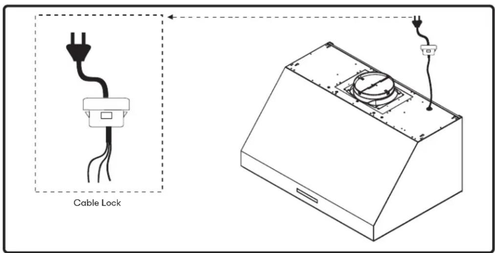 Zephyr Tidal II AK7448AS - Cable Lock - 1