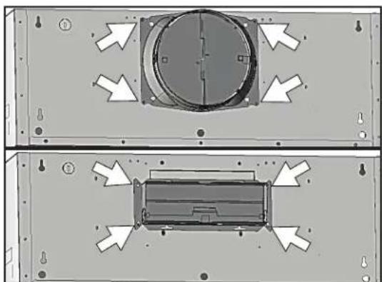 Zephyr Tidal II AK7448AS - Horizontal Ducting Conversion - 3