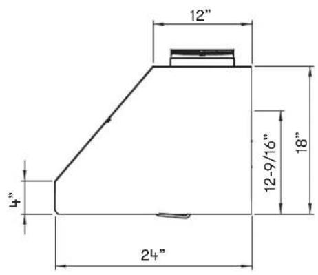 Zephyr Tidal II AK7448AS - Hood Specifications - 2