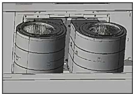 Zephyr Tidal II AK7448AS - Installation de deux ventilateurs PBD-1300B - 2