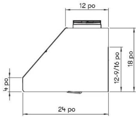 Zephyr Tidal II AK7448AS - Spécifications de la hotte - 2