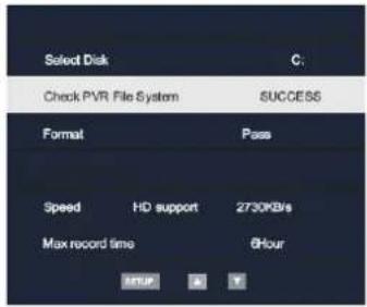 Soundmaster KTD1020 - SKONTROLOVAŤ systém súborov PVR - 1