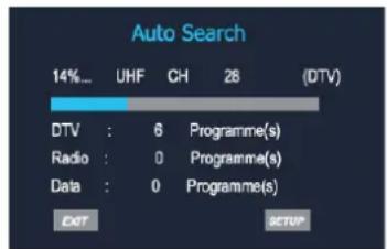 Soundmaster KTD1020 - Réglage en mode TV numérique - 3