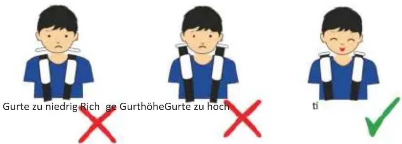 Osann Flux Plus - Richtige Höhe der Schultergurte - 1