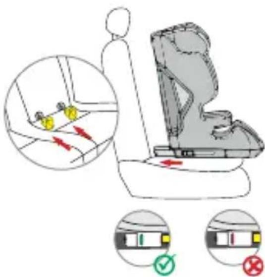 Osann Pluto iSize - Utilisation du système Isofix - 2