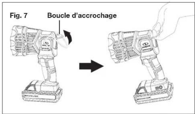 Sun Joe 24V1500FLCT - Boucle d'accrochage - 1