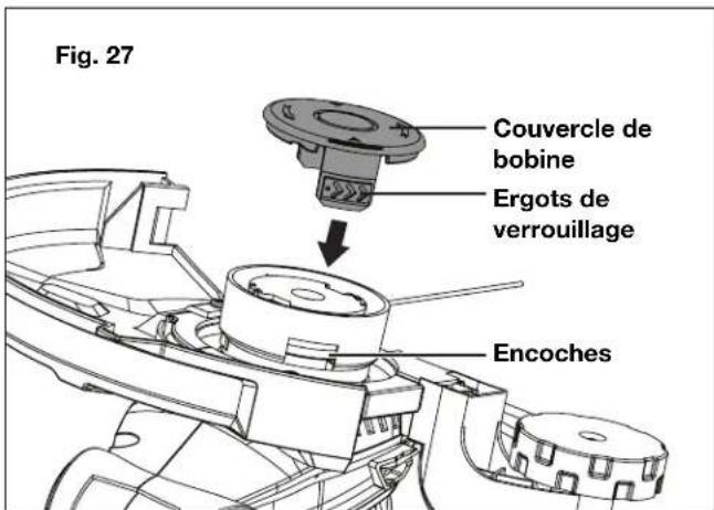 Sun Joe 24VST14BCT - Remplacement de bobine et décoinkage ou démélage du fil - 5