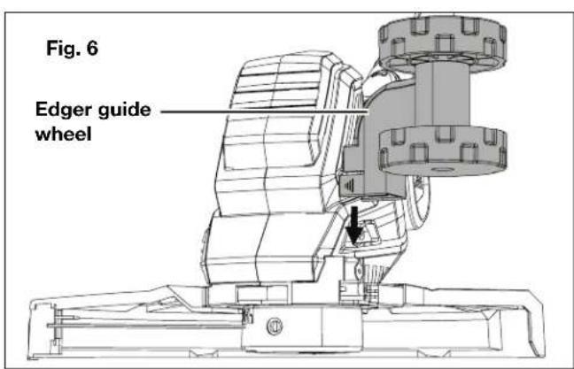 Sun Joe 24VST14BCT - Fitting the Edger Guide Wheel - 1
