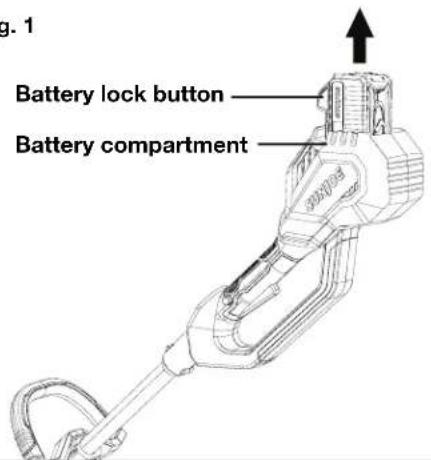 Sun Joe 24VST14BCT - Charging the Battery - 1
