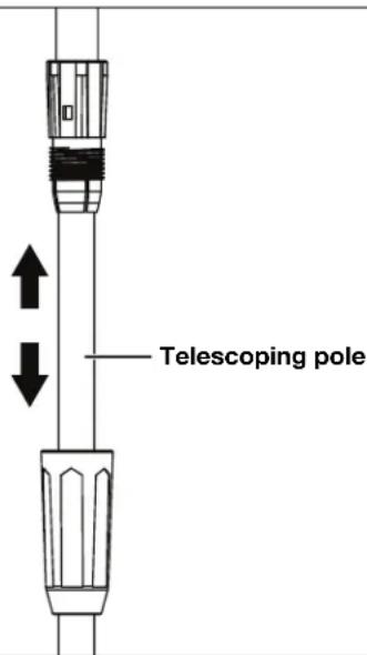 Sun Joe 24VST14BCT - Telescoping Pole Adjustment - 2