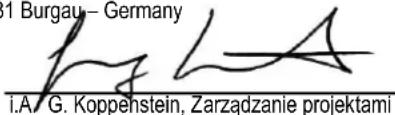 1 Burgau – Germany i.A. G. Koppenstein, Zarządzanie projektami