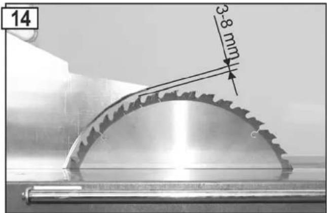 Lescha CPFL 500 - Schimbarea suportului de masă (fig. 12) - 4