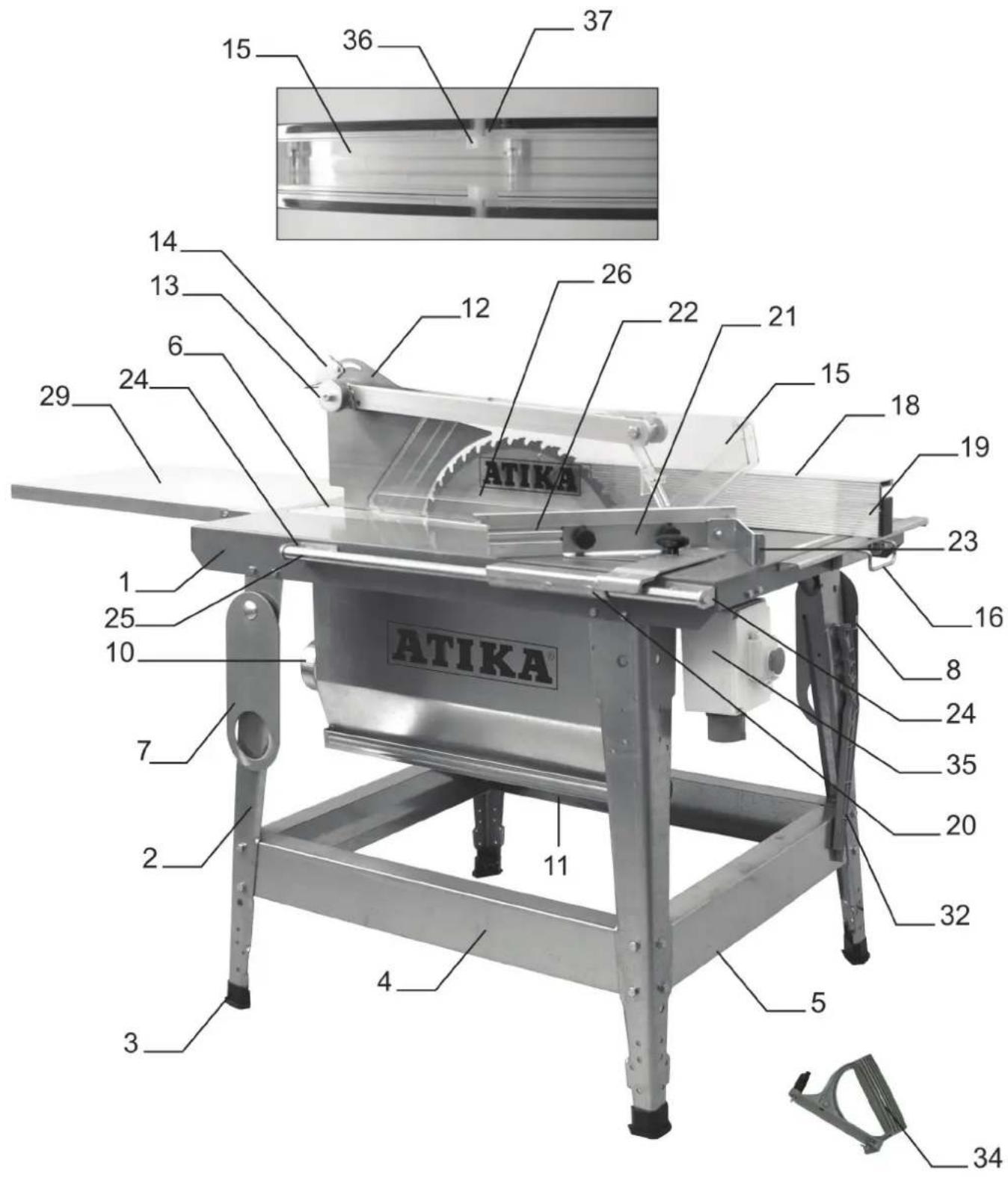 ATIKA BTU 450 - Przed kazda naprawa - 1