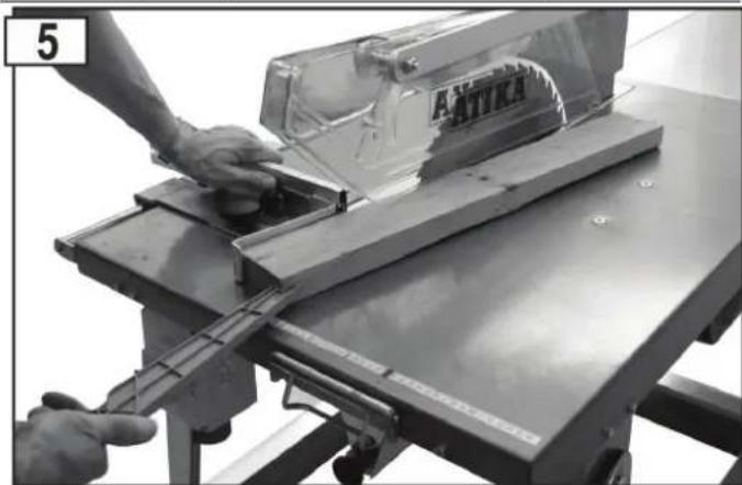 ATIKA BTU 450 - Rabatarea prelungiri mesei - 5