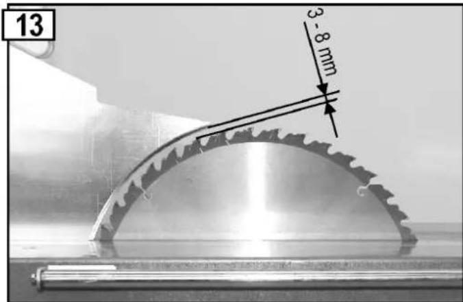 ATIKA BTU 450 - Nastaveni rozvorneho klinu - 1