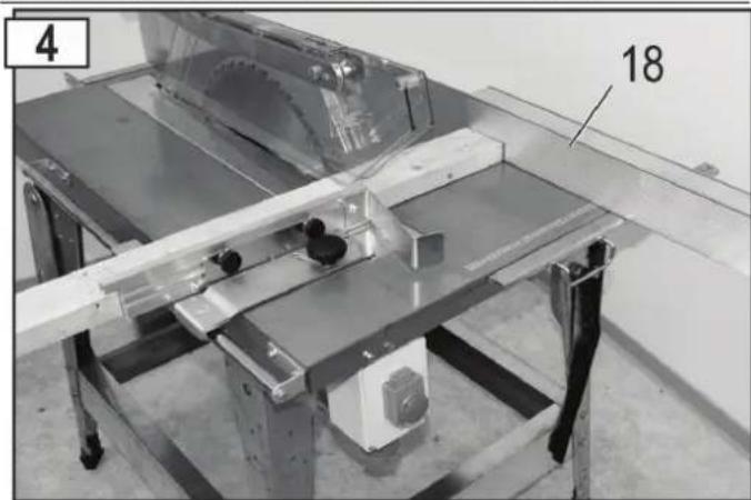 ATIKA BTU 450 - Rabatarea prelungiri mesei - 4