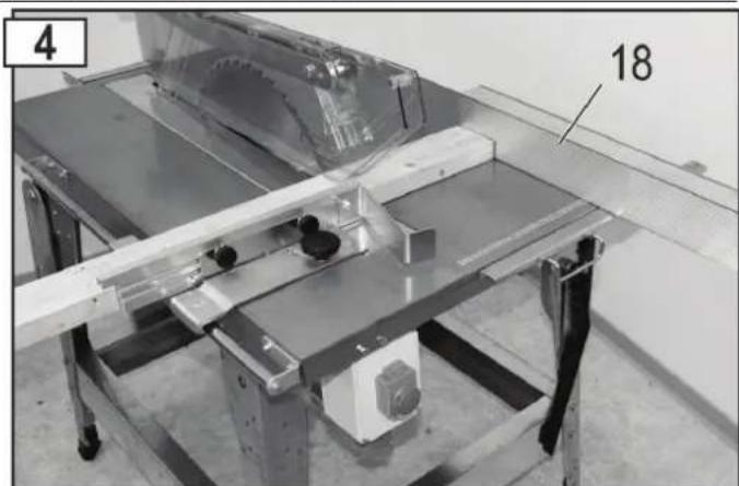 ATIKA BTU 450 - Parallel stop as stop for cross cuts - 1