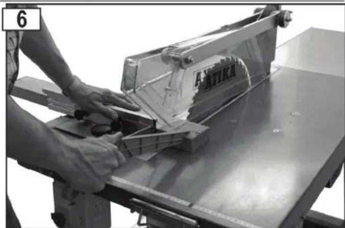ATIKA BTU 450 - Applicazione della prolonga del banco - 6