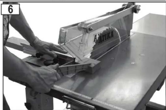 ATIKA BTU 450 - Rabatarea prelungiri mesei - 6