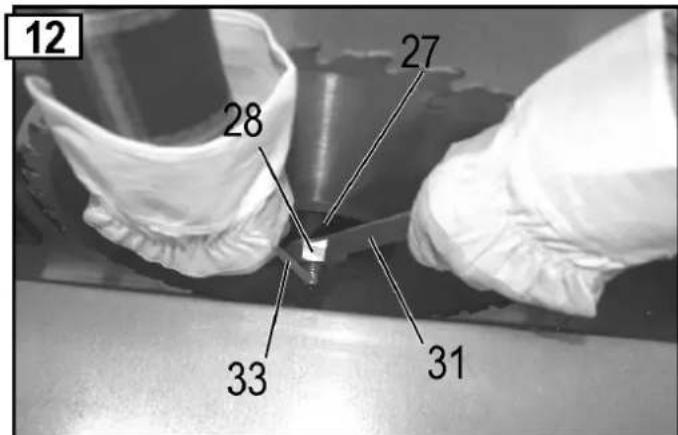 ATIKA BTU 450 - Danger of burning! The saw blade is still hot shortly after cutting. - 2