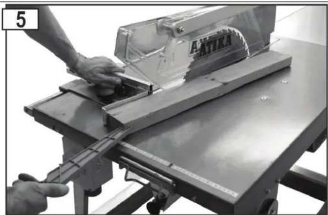ATIKA BTU 450 - Coupe longitudinale de bois massif - 4