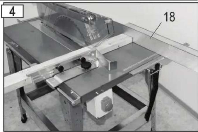 ATIKA BTU 450 - Applicazione della prolonga del banco - 4