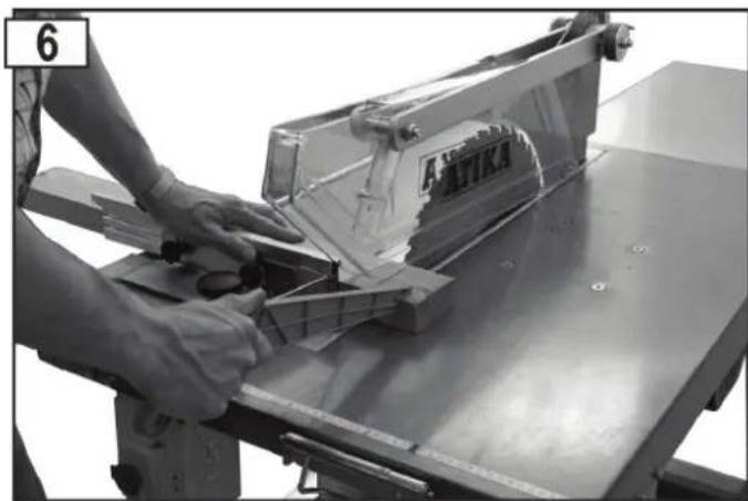 ATIKA BTU 450 - Pouzitie posuvky - 1