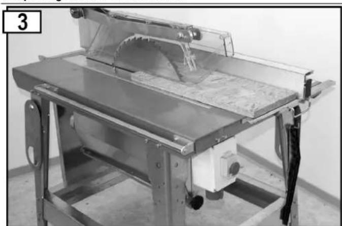 ATIKA BTU 450 - Coupe longitudinale de bois massif - 1