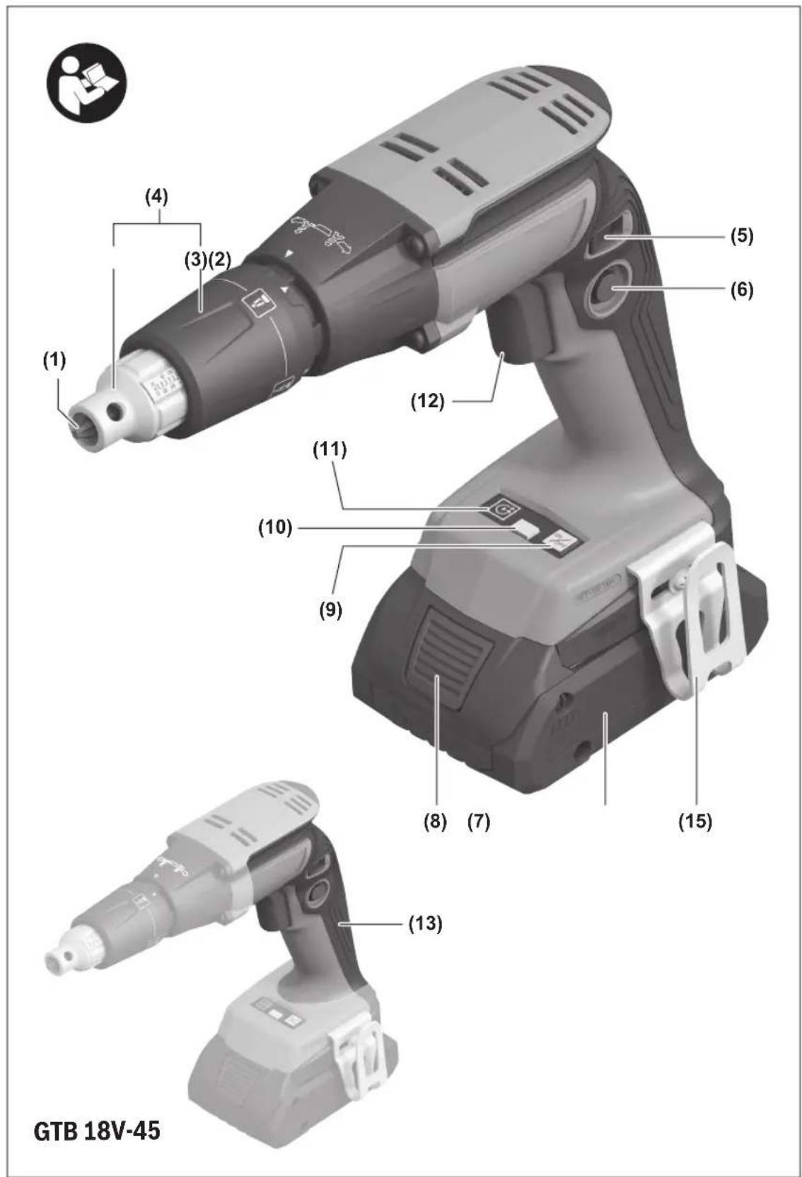 BOSCH GTB 18V45 Professional - 1