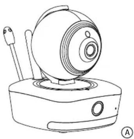 Reer BabyCam XL 80440 - Rozsah dodávky 80410 (kamera) - 1