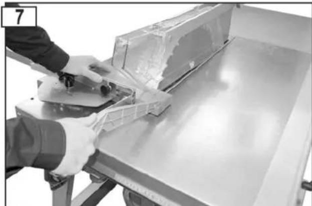 Lescha CPHL 500 - Using the pushstick - 1