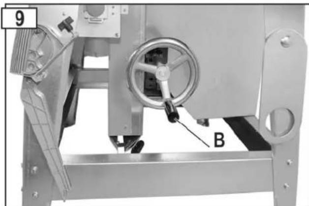 Lescha CPHL 500 - Adjusting the cutting height - 1