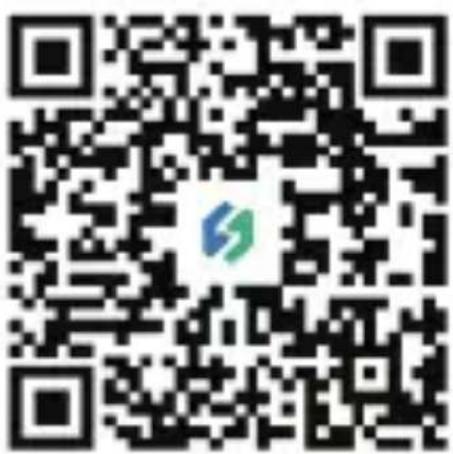 QR code image with a central logo, likely linking to a digital resource or website.