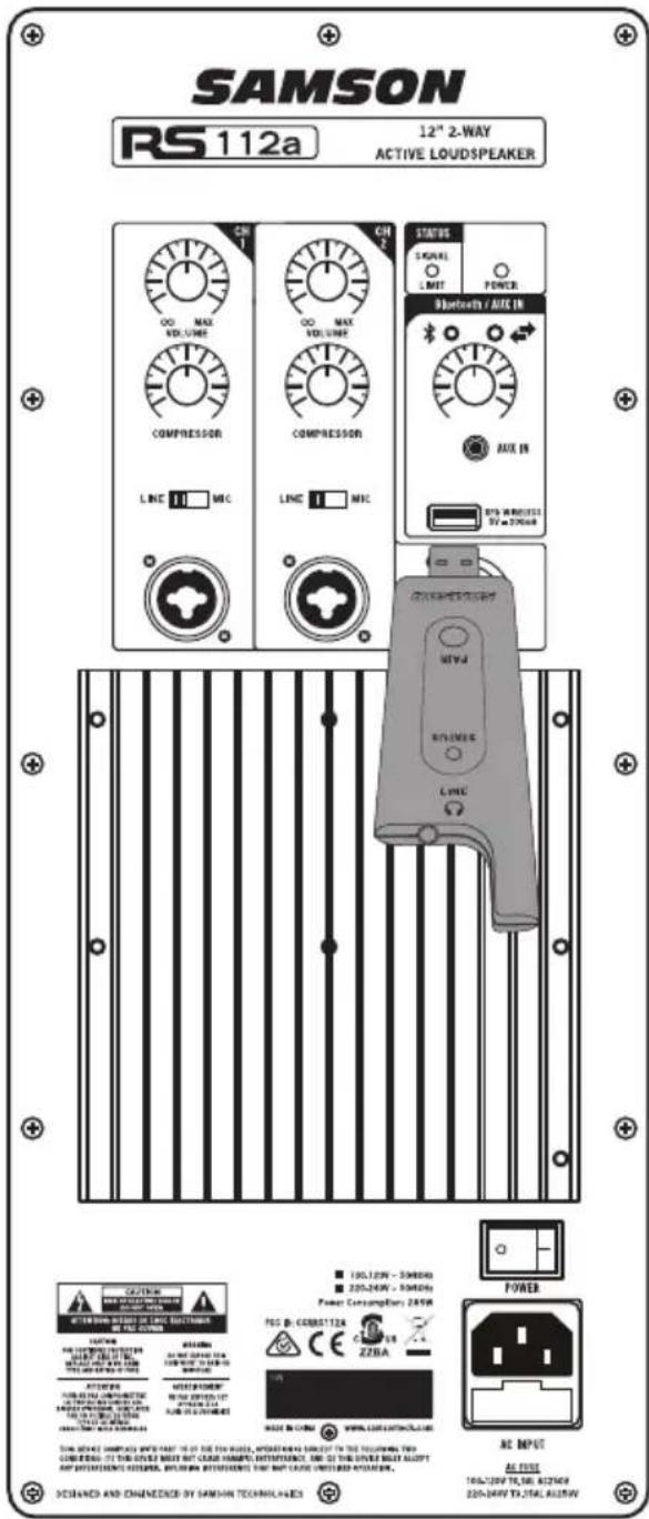 SAMSON RS115A - Connecting XPD Wireless Microphone (sold separately) - 1