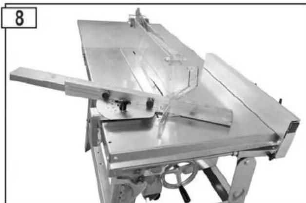 Lescha CPHL 450 - Using the movable cross stop - 1