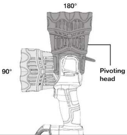 Sun Joe 24V1500FLLTE - Pivoting Head (Fig. 5) - 1