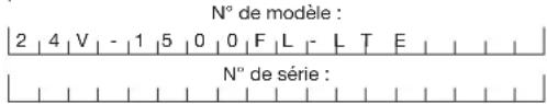 Sun Joe 24V1500FLLTE - Numéros de modèle et de série - 1