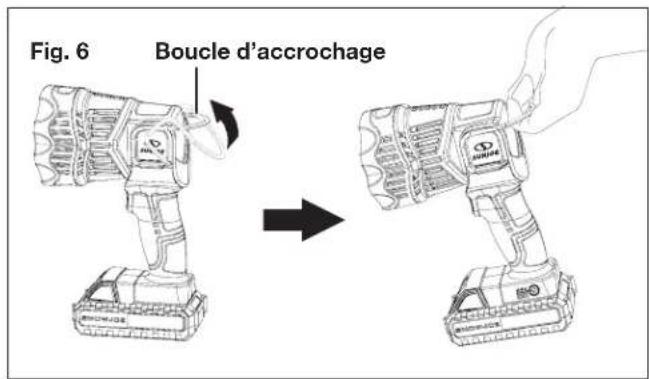 Sun Joe 24V1500FLLTE - Boucle d'accrochage - 1