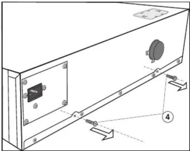 MIELE EVS 7670 - Installation du filtre à air et retrait des vis de sécurité - 5
