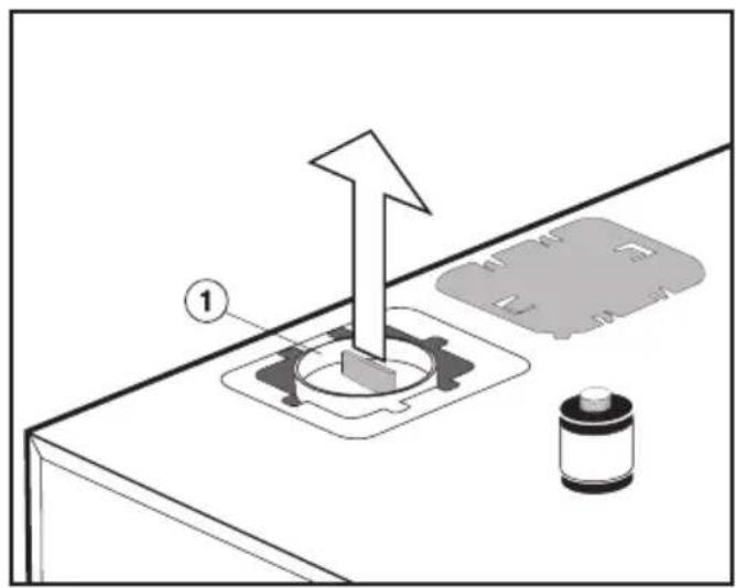 MIELE EVS 7670 - Installation du filtre à air et retrait des vis de sécurité - 2