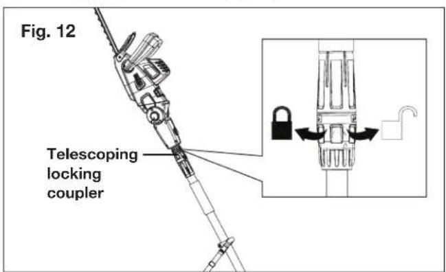 Fig. 12 Telescoping locking coupler