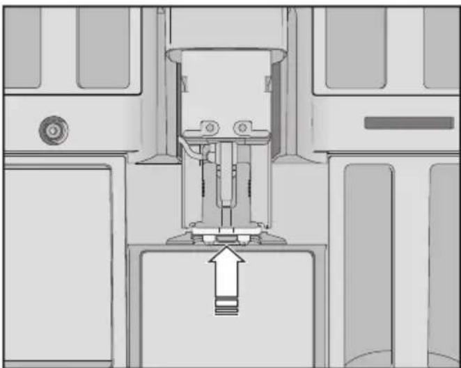 MIELE CVA 7370 - Insertion de la distribution centrale - 1
