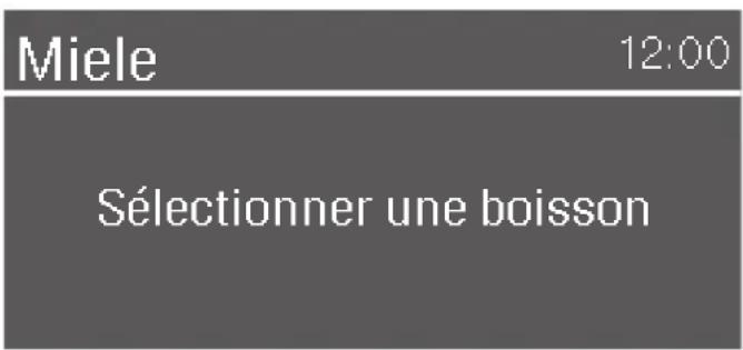 MIELE CVA 7370 - Menu des boissons - 1