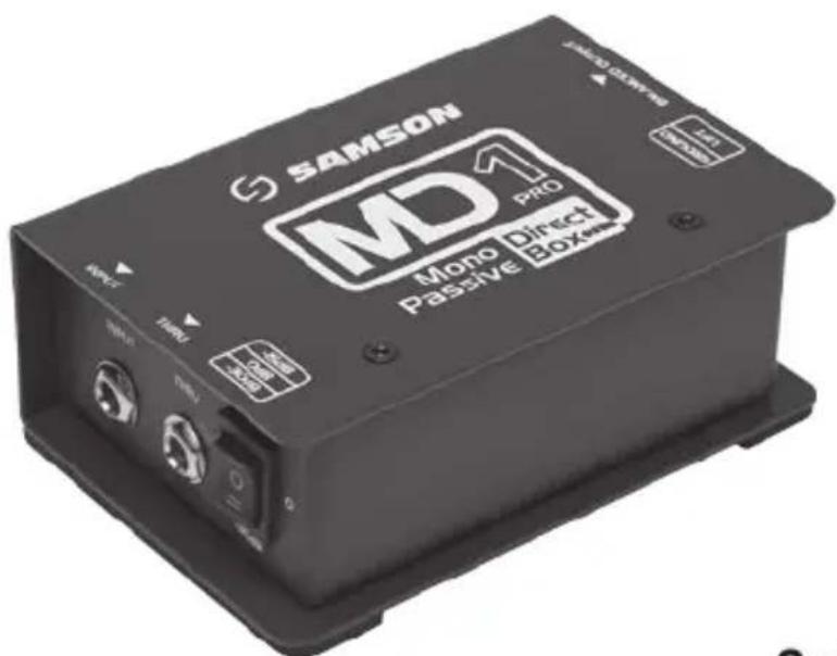 SAMSON MD1 Pro - MD1 Pro Mono Passive Direct Box - 1