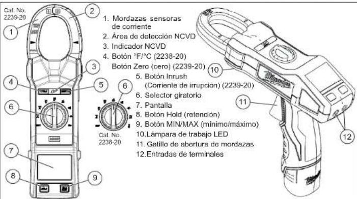 MILWAUKEE M12 223920NST - Especificaciones generales - 12