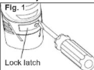 MILWAUKEE M12 223920NST - Inserting/Removing the Battery - 1