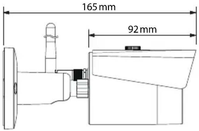 Burg Wächter BURGcam BULLET 3040 - Размеры - 1